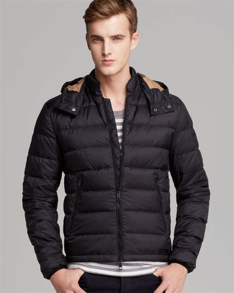 burberry neck jacket|burberry brit jacket men's.